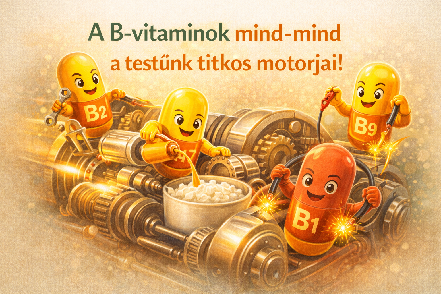 A B-vitaminok mind-mind a testünk titkos motorjai!